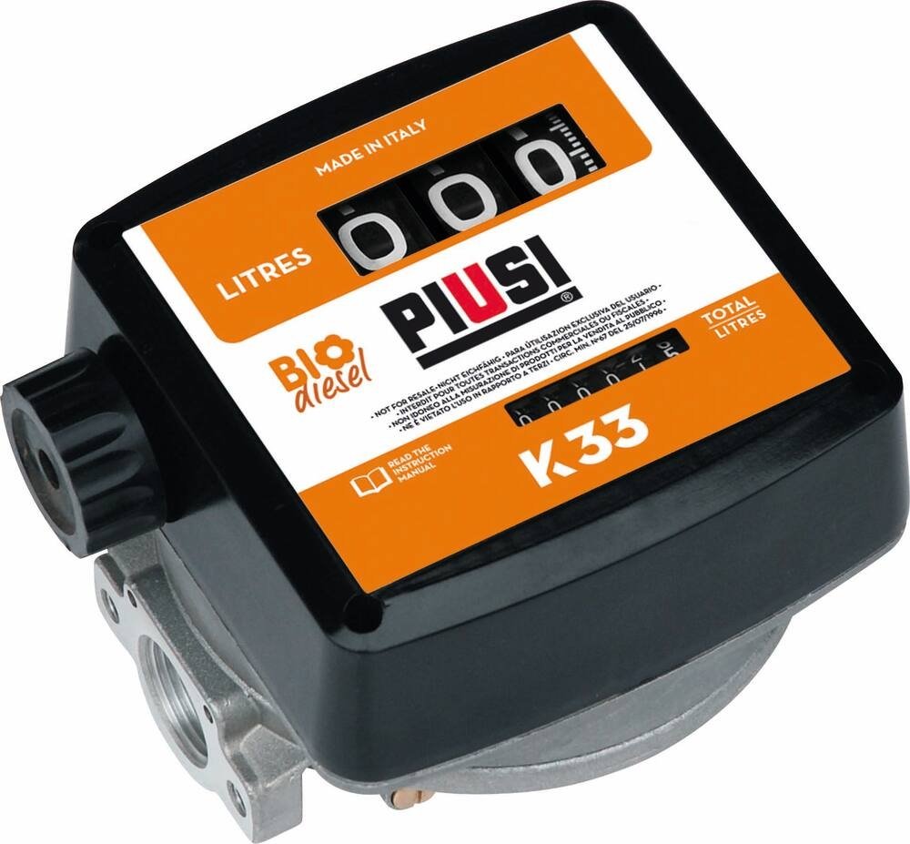 Compteur m&eacute;canique Biodiesel B100 - Piusi 